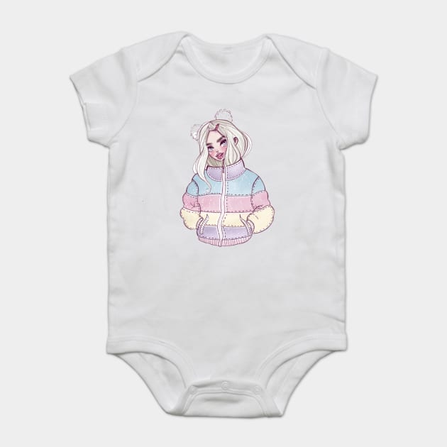 Winter Girl Baby Bodysuit by Alina.soul.notes